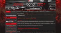 Desktop Screenshot of james-bond.cz